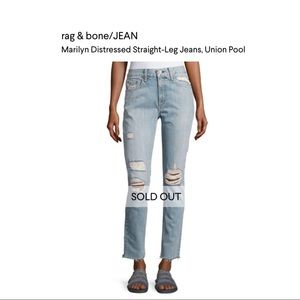 Marilyn Distressed Straight Leg Jeans